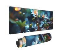 Gaming Mouse Pad Non-Slip Mouse Mat There are Different Little Flowers Mousepad Desk Pad Protector