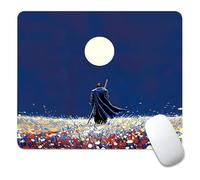 Gaming Mouse Pad Non-Slip Rubber Base Mousepad for Laptop, Computer & PC Japanese Mouse pad Samurai In Floral Field