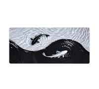 Gaming Mouse Pad Non-slip Rubber Base Precision Stitched Edges Waterproof Rectangular Desk Mat Office Game(400X800X2MM)