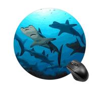 Gaming Mouse Pad Non-Slip Rubber Hammerhead Sharks Waterproof Mice Pad Cute Computer Mat for Office Home Gaming Laptop