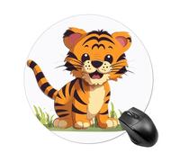 Gaming Mouse Pad Non-Slip Rubber Spotted Tiger Waterproof Mice Pad Cute Computer Mat for Office Home Gaming Laptop