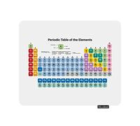 Gaming Mouse Pad Periodic Table of The Shows Atomic Number Symbol Name and Weight Including Four New Nihonium Moscovium Non-Slip Rubber Mouse Pad for Computers, Laptop 9.4"x7.9"