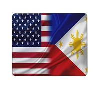 Gaming Mouse Pad Philippines America Flag Leather Mouse Mat Study 25x30cm
