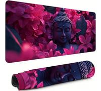 Gaming Mouse Pad Pink Extended Mouse Mat 800x400x3mm Non-Slip Desk Mat Large, Soft Smooth Surface, Comfortable Keyboard Pad Zen Improved Precision and Speed for Office Gifts for PC Gamers xg-417