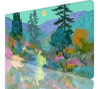 Gaming Mouse Pad Pink, Large Mouse Mat 1200 x 600 x 3 mm with Stitched Edges Desk Mat Flower, Extended XXL Mousepad with Non Slip Rubber Base, Office Accessories for Desk Keyboard Decor, Gifts l-2055