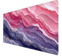 Gaming Mouse Pad Pink Mouse Mat Large XXL 90 x 40cm Abstract Desk Mat Large, Waterproof, Non-Slip, Improved Precision and Speed, PC, Computer, Home Office Gaming Desk Accessories for Men bd1-3951