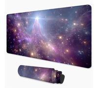Gaming Mouse Pad Purple Mouse Mat XXL 900x400 mm, Dream Mousepad with Smooth Surface to Improve Precision and Speed, Non-Slip Rubber Base Desk Mat for Home, Office, Gaming Room 36x16 in 3Y-328