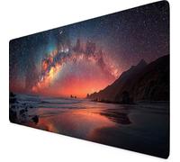 Gaming Mouse Pad Sea Mouse Mat Large Desk Mat with Anti-Slip Rubber Base Waterproof Keyboard Mat for PC, Computer, Laptop Desk Protector Mat, Home Office Accessories for Men (Color 60 x 30cm) x2009