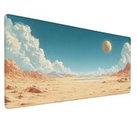 Gaming Mouse Pad Sky Desk Mat, Simplicity Large Gaming Mouse Pad XXL 31.5 x 15.7 Inch, Waterproof Gaming Mousepad Smooth Surface and Anti-Slip Rubber Base, Desk Pad for Home Office Work, Model 957