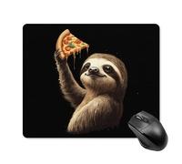 Gaming Mouse Pad Sloth of Pizza Mouse Mat Home 25x30cm