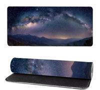 Gaming Mouse Pad Star, Mouse Mat large Sky 1000x500x3mm Extended Desk Mat LargeKeyboard Pad and Desk Accessories, Water-Resistant Surface and Non-Slip Base Mousemat for Home Office Decor MM-683