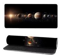 Gaming Mouse Pad Universe, Mouse Mat large Planet 1000x500x3mm Extended Desk Mat LargeKeyboard Pad and Desk Accessories, Water-Resistant Surface and Non-Slip Base Mousemat for Home Office Decor MM-786