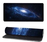 Gaming Mouse Pad Universe, Mouse Mat large Starry Sky 600x300x3mm Extended Desk Mat LargeKeyboard Pad and Desk Accessories, Water-Resistant Surface Non-Slip Mousemat for Home Office Decor MM-759
