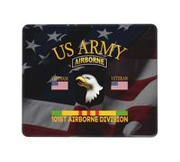 Gaming Mouse Pad Us 101st Division Vietnam Veteran Mousepad Home 25x30cm