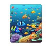 Gaming Mouse Pad with Non-Slip Rubber Base 10 x 12 inch Custom Rectangle Mouse Pad Sea Fish Mouse Pad for Desktop, Laptop, Gaming and