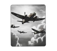 Gaming Mouse Pad with Non-Slip Rubber Base Mouse Mat with Stitched Edge World War 2 Mousepad for Wireless Mouse Desk Mat for Computer Laptop Home Office