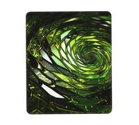 Gaming Mouse Pad with Non-Slip Rubber Base Mousepad Ultra-Smooth Comfortable Mouse Mat Washable Mousepads Abstract Green Snake Desk Mat Wristing Pad for Office Desk Accessories 10 x 12 inch
