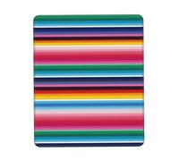 Gaming Mouse Pad with Non-Slip Rubber Base Mousepad Ultra-Smooth Comfortable Mouse Mat Washable Mousepads Colorful Mexican Stripes Desk Mat Wristing Pad for Office Desk Accessories 10 x 12 inch