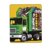 Gaming Mouse Pad with Non-Slip Rubber Base Mousepad Ultra-Smooth Comfortable Mouse Mat Washable Mousepads I Love Garbage Trucks Desk Mat Wristing Pad for Office Desk Accessories 8.3 x 10.3 in
