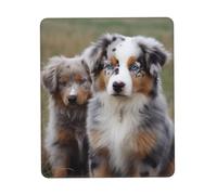 Gaming Mouse Pad with Non-Slip Rubber Base Mousepad Ultra-Smooth Comfortable Mouse Mat Washable Mousepads Australian Shepherd Desk Mat Wristing Pad for Office Desk Accessories 10 x 12 inch