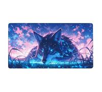 Gaming Mouse Pad Wolf, animal Mouse Mat XXL 31.4X15.7 INCH, Large Desk Mat Gaming Desk Accessories for Improves Speed and Precision, Waterproof Mousepad for Gamers Keyboard Computer Mouse Mat -566