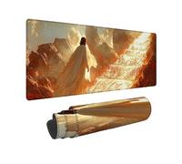 Gaming Mouse Pad XXL -1400x600x3mm- Large Mouse PadReligion Landscape, Large Desk Mousemat Mats, Non-Slip Keyboard Mat, Gaming Mousepad with Stitched Edges, for Gaming Office Work -43677