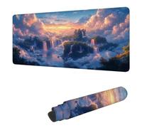 Gaming Mouse Pad XXL 62.9 x 31.5 inch, Large Mouse Mat Mountain Extended Desk Mat, Keyboard Mousepad Fall, with Stitched Edge Mousepad, Perfect for Gaming & Office Accessories, Gifts for Women H-5535