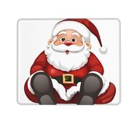 Gaming Mousepad 10 x 12 inch, Non-Slip Extended Rubber Base Mousepads, Desk Mat for Laptop Computer & PC Office and Home - Cute Santa Claus