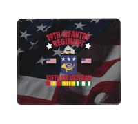 Gaming Mousepad 19th ry Regiment Vietnam Veteran Rock of Mouse Pad Game