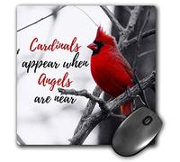 Gaming Mousepad Appear When Angels Are Near Stitched Edges Mouse Mat Anti-Slip Rubber Base Mouse Pad For Desk Office Home 25X30Cm