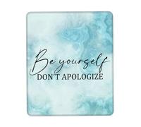 Gaming Mousepad Be Yourself Dont Apologize Waterproof Desk Pad Soft Mouse Pad For Computer Desk Work 25X30Cm