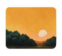 Gaming Mousepad Bright Sunset Over The Tree Stitched Edges Mouse Mat Improves Speed And Precision Mouse Pad For Pc Work Desk 25X30Cm