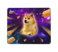 Gaming Mousepad Doge Face God Annoying Puzzle Glaxy Wear Resistant Mice Mat Anti-Slip Rubber Base Desk Pad For Pc Computer Work 25X30Cm