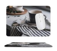 Gaming Mousepad Empty Coffee Cup Mousepad Computer 25x30cm
