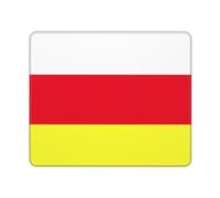 Gaming Mousepad Flag South Ossetia Anti-Slip Rubber Base Desk Pad Waterproof Mouse Pad For Desk Computer Work 25X30Cm