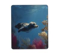 Gaming Mousepad for computer 24x20 cm Non-Slip Rubber Base Cute Mouse Mat for Laptop & Desktop Home Office Desk Accessories Office Supplies seal swimming