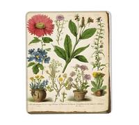 Gaming Mousepad for computer 24x20 cm Non-Slip Rubber Base Cute Mouse Mat for Laptop & Desktop Home Office Desk Accessories Office Supplies floral in the old book