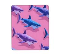 Gaming Mousepad for computer 26x21 cm Non-Slip Rubber Base Cute Mouse Mat for Laptop & Desktop Home Office Desk Accessories Office Supplies sharks