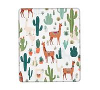 Gaming Mousepad for Computer 26x21 cm Non-Slip Rubber Base Cute Mouse Mat for Laptop & Desktop Home Office Desk Accessories Office Supplies Alpaca Llama