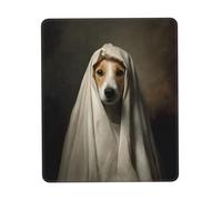 Gaming Mousepad for Computer 26x21 cm Non-Slip Rubber Base Cute Mouse Mat for Laptop & Desktop Home Office Desk Accessories Office Supplies Mischievous Dog