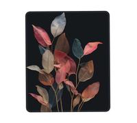 Gaming Mousepad for computer 30x25 cm Non-Slip Rubber Base Cute Mouse Mat for Laptop & Desktop Home Office Desk Accessories Office Supplies Leaves on plant stems