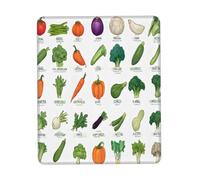 Gaming Mousepad for computer 30x25 cm Non-Slip Rubber Base Cute Mouse Mat for Laptop & Desktop Home Office Desk Accessories Office Supplies Introduction of various vegetables