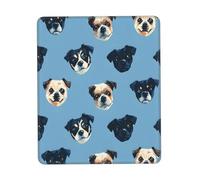 Gaming Mousepad for computer 30x25 cm Non-Slip Rubber Base Cute Mouse Mat for Laptop & Desktop Home Office Desk Accessories Office Supplies Dog face pattern