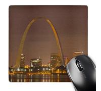 Gaming Mousepad Gateway Arch St Louis Mississippi Waterproof Desk Pad Stitched Edges Mouse Pad For Home Office Pc 25X30Cm