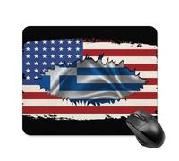Gaming Mousepad Greece Greek Friendliness Flag Soft Mice Mat Improves Speed And Precision Desk Pad For Desk Work Home 25X30Cm