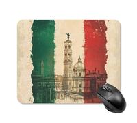 Gaming Mousepad Italian Flag Italy Building Mousepad PC 25x30cm