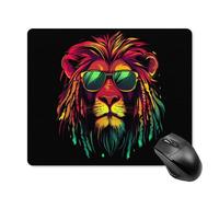 Gaming Mousepad Jamaican Reggae Lion Mouse Mat Gamer 25x30cm