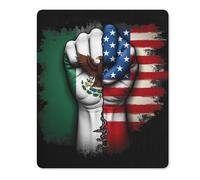Gaming Mousepad Mexico Vs Usa Flag Fist With Eagle Comfortable Desk Pad Wear Resistant Mice Mat For Office Pc Home 25X30Cm