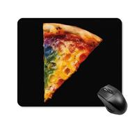 Gaming Mousepad Pizza Colored Sloppy Paint Mouse Pad Mat Home 25x30cm