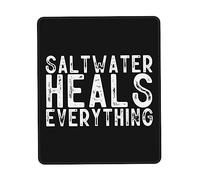 Gaming Mousepad Saltwater Heals Everything Stitched Edges Mice Mat Improves Speed And Precision Mouse Pad For Laptop Office Home 25X30Cm
